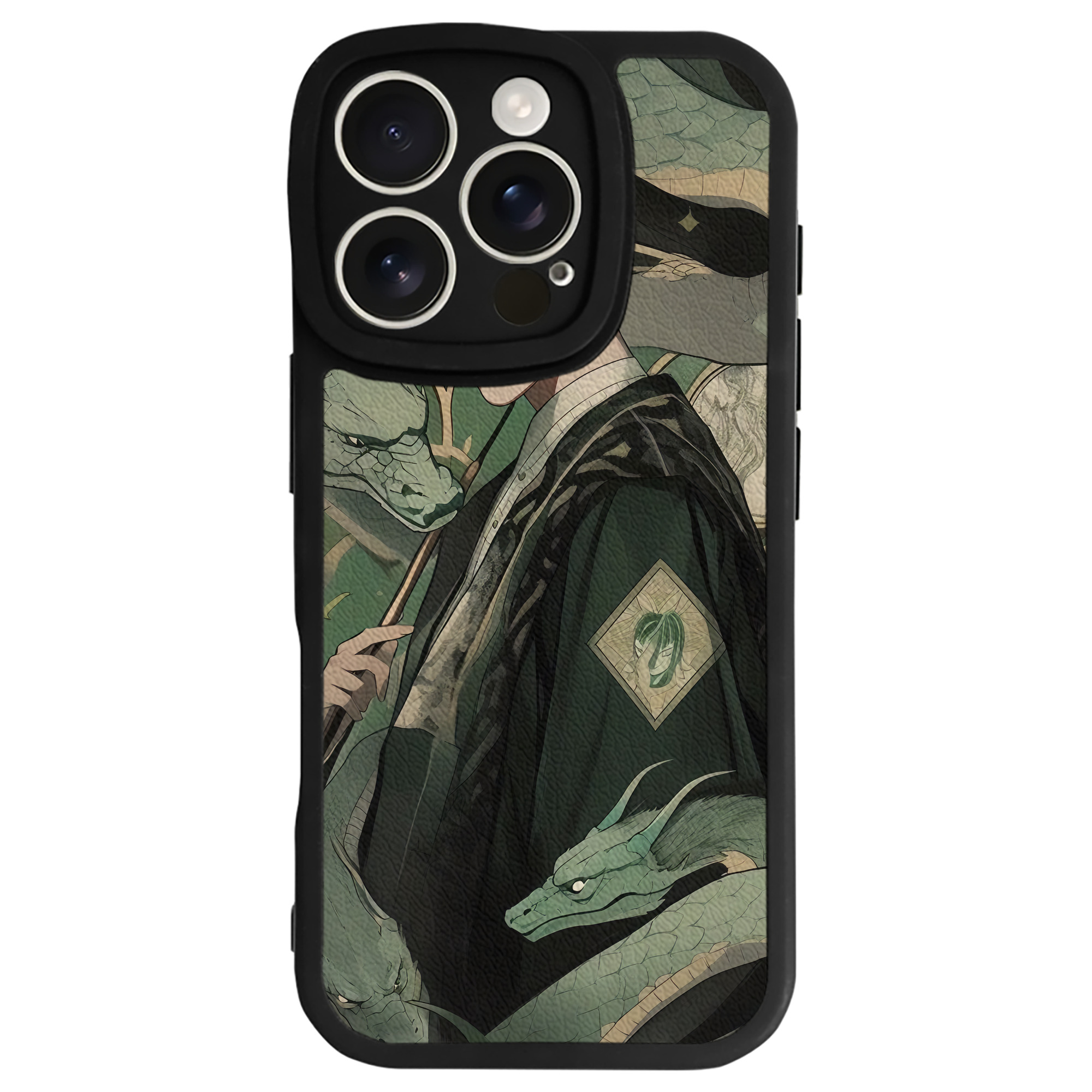 （画像用） Harry Potter ハリー・ポッターシリーズ 【iPhone 16シリーズ対応】シリコンスマホケース（レザー調） 材質：シリコン